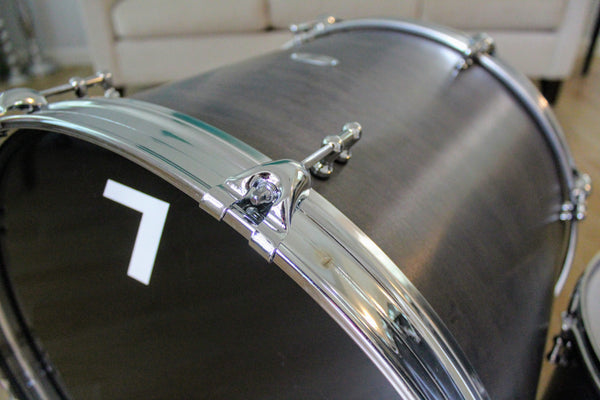 7drums 3 Piece Kit | Texas Aged Summit Blue Stain | Chrome | Tube Lugs