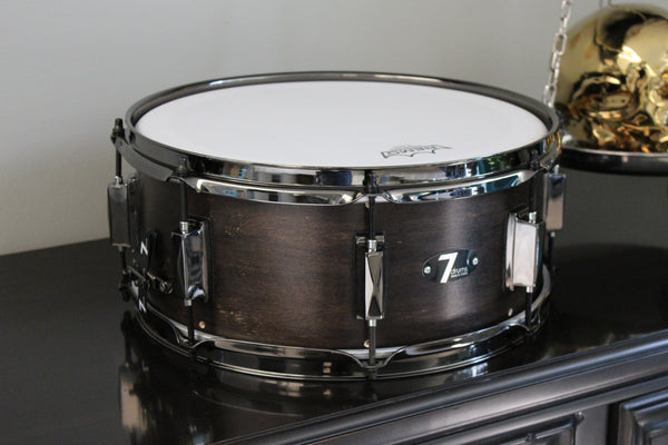 7drums 4 Piece Kit | Texas Aged Ebony Stain | Black Nickel