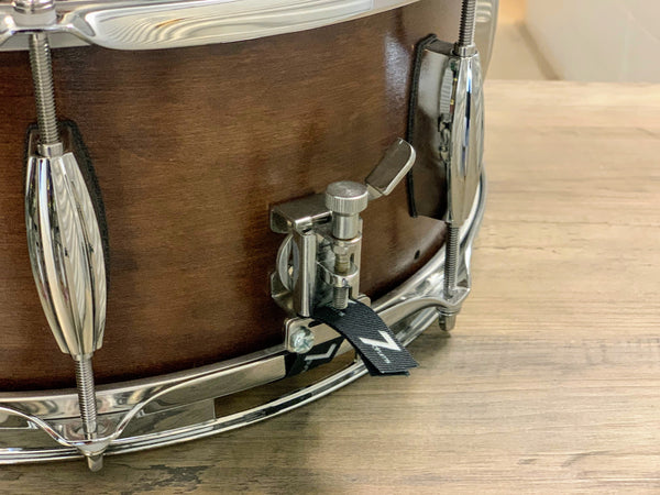 7drums 6.5x14 Snare Drum | Texas Aged Rustic Stain | Chrome