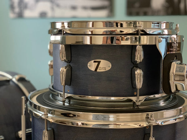 7drums 3 Piece Club Kit | Texas Aged Summit Blue | Chrome