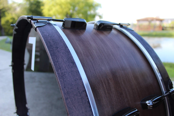 7drums 3 Piece Club Kit | Texas Aged Rustic Stain | Black Nickel