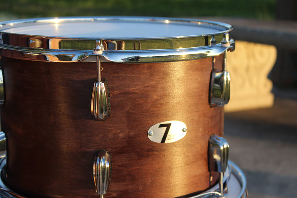7drums "Texas Series" 3 Piece Kit | Texas Aged Rustic Stain | Chrome