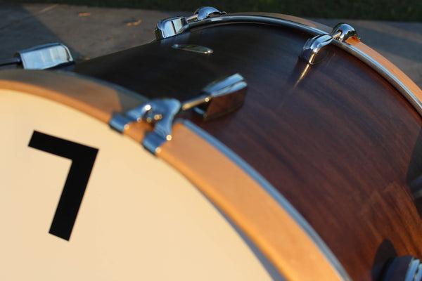 7drums "Texas Series" 3 Piece Kit | Texas Aged Rustic Stain | Chrome