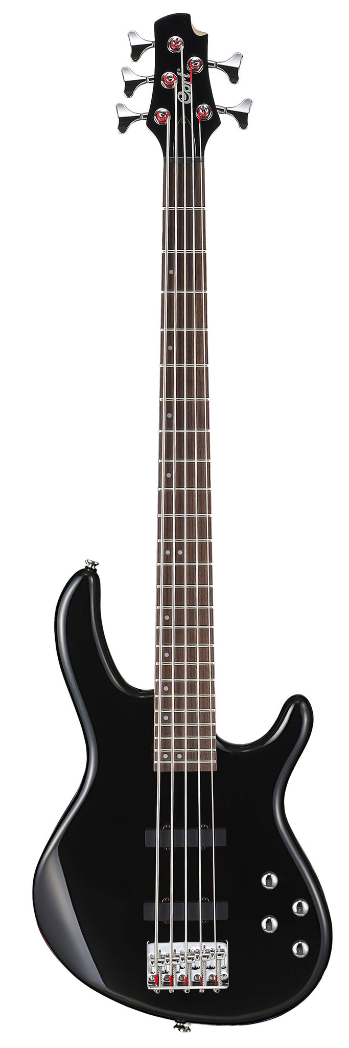 Cort ACTIONBASSVPLUSBK Action 5 String Bass Guitar Black