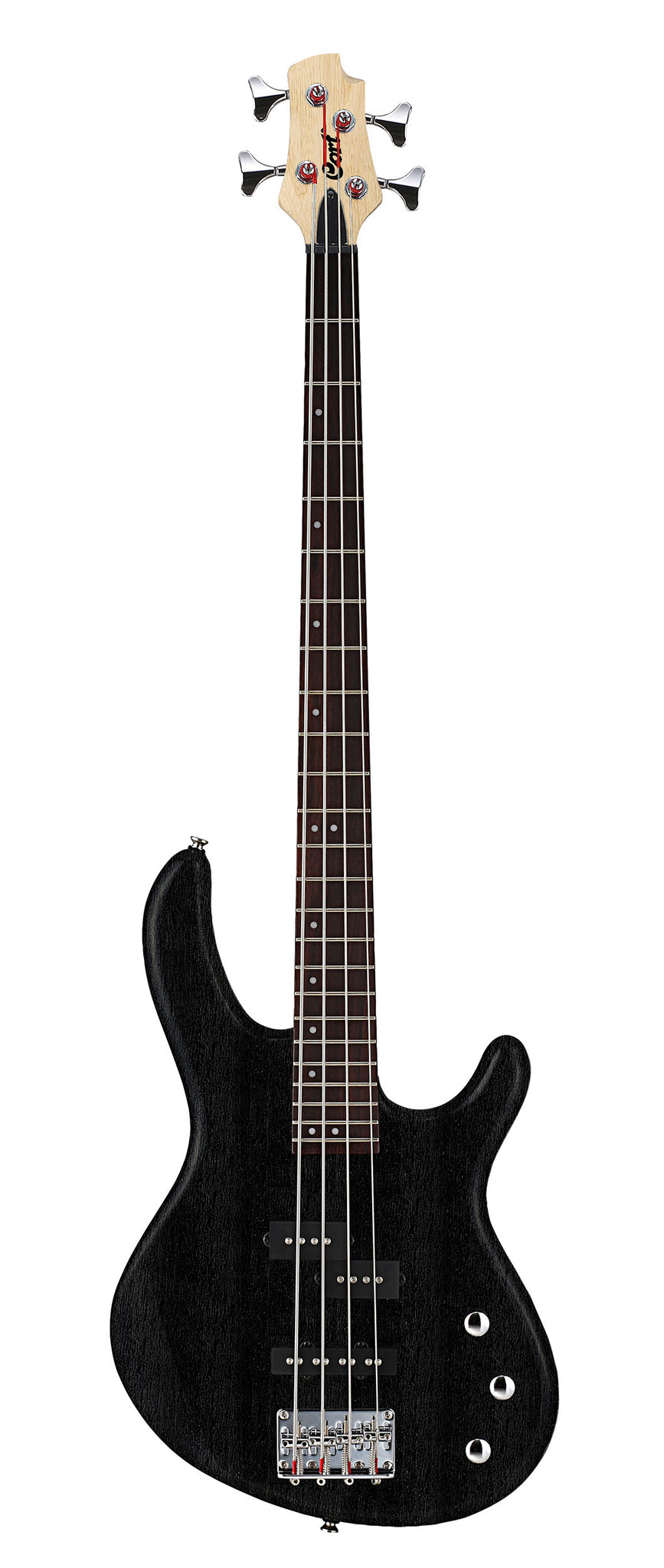 Cort ACTIONPJOPB Action PJ Bass Guitar Open Pore Black