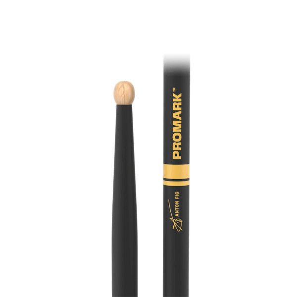 Promark Anton Fig ActiveGrip Hickory Round Drumsticks - Wood Tip