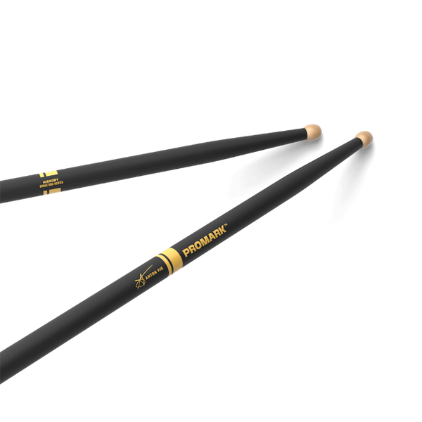 Promark Anton Fig ActiveGrip Hickory Round Drumsticks - Wood Tip