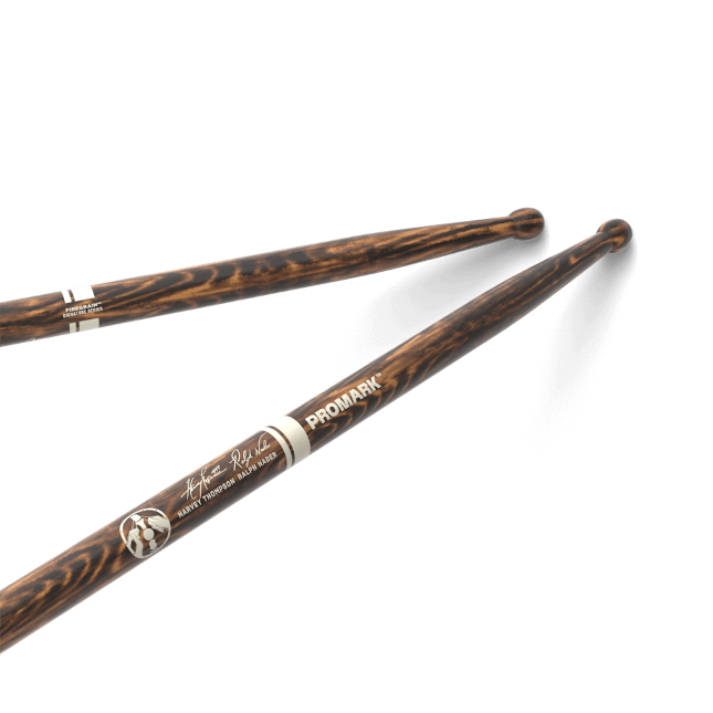 Promark BYOS FireGrain Hickory Marching Drumstick, Wood Tip