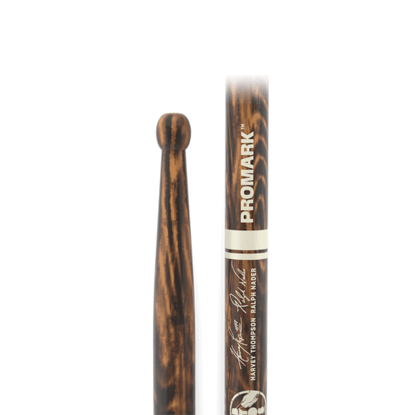 Promark BYOS FireGrain Hickory Marching Drumstick, Wood Tip