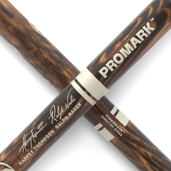 Promark BYOS FireGrain Hickory Marching Drumstick, Wood Tip