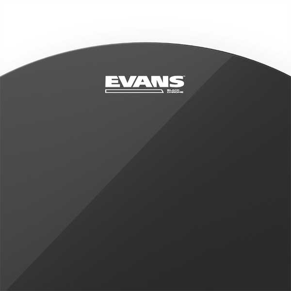 EVANS Black Chrome Tom Batter Drumhead