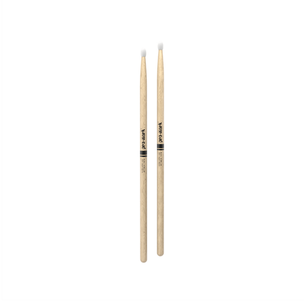 Promark Classic Attack 747B Shira Kashi Oak Drumstick, Oval Nylon Tip