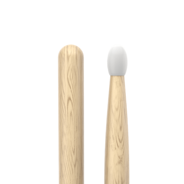 Promark Classic Attack 747 Shira Kashi Oak Drumstick, Oval Nylon Tip