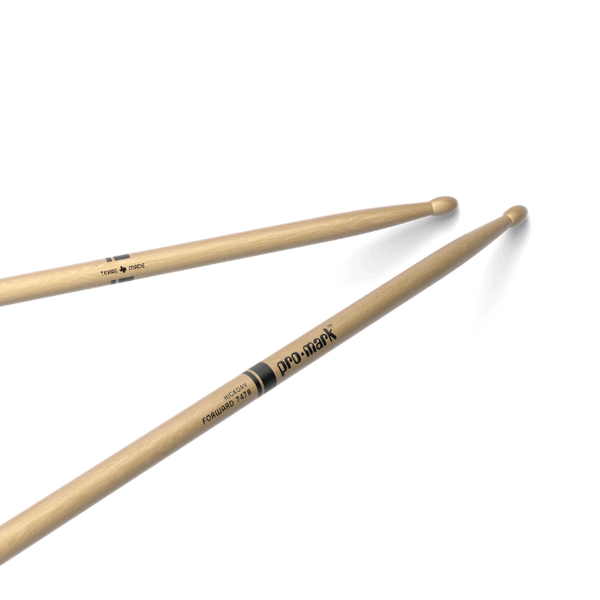 Promark Classic Forward 747B Hickory Drumstick, Oval Wood Tip