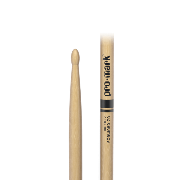 Promark Classic Forward 7A Hickory Drumstick, Oval Wood Tip