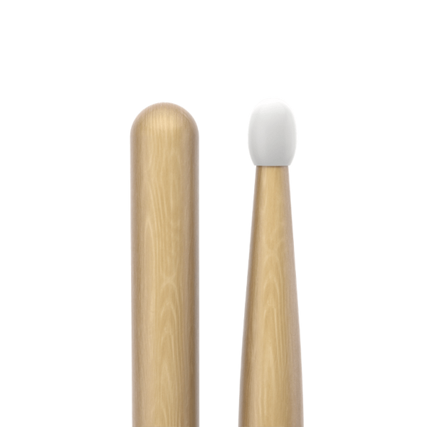 Promark Classic Forward 2B Hickory Drumstick, Oval Nylon Tip