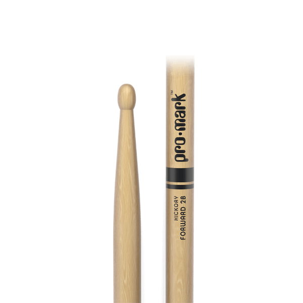 Promark Classic Forward 2B Hickory Drumstick, Oval Wood Tip