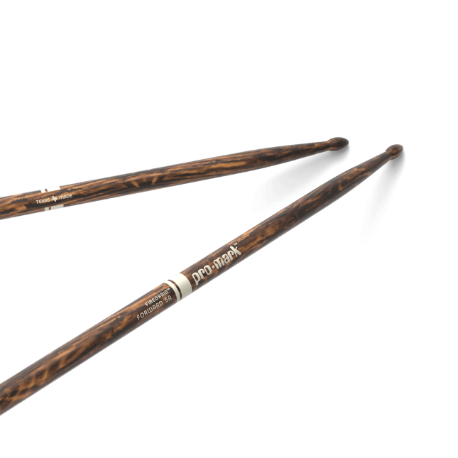 Promark Classic Forward FireGrain 5A Drumsticks - Oval Wood Tip