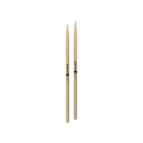 Promark Classic Forward 5A Hickory Drumstick, Oval Nylon Tip