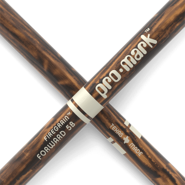 Promark Classic Forward FireGrain 5B Drumsticks - Oval Wood Tip