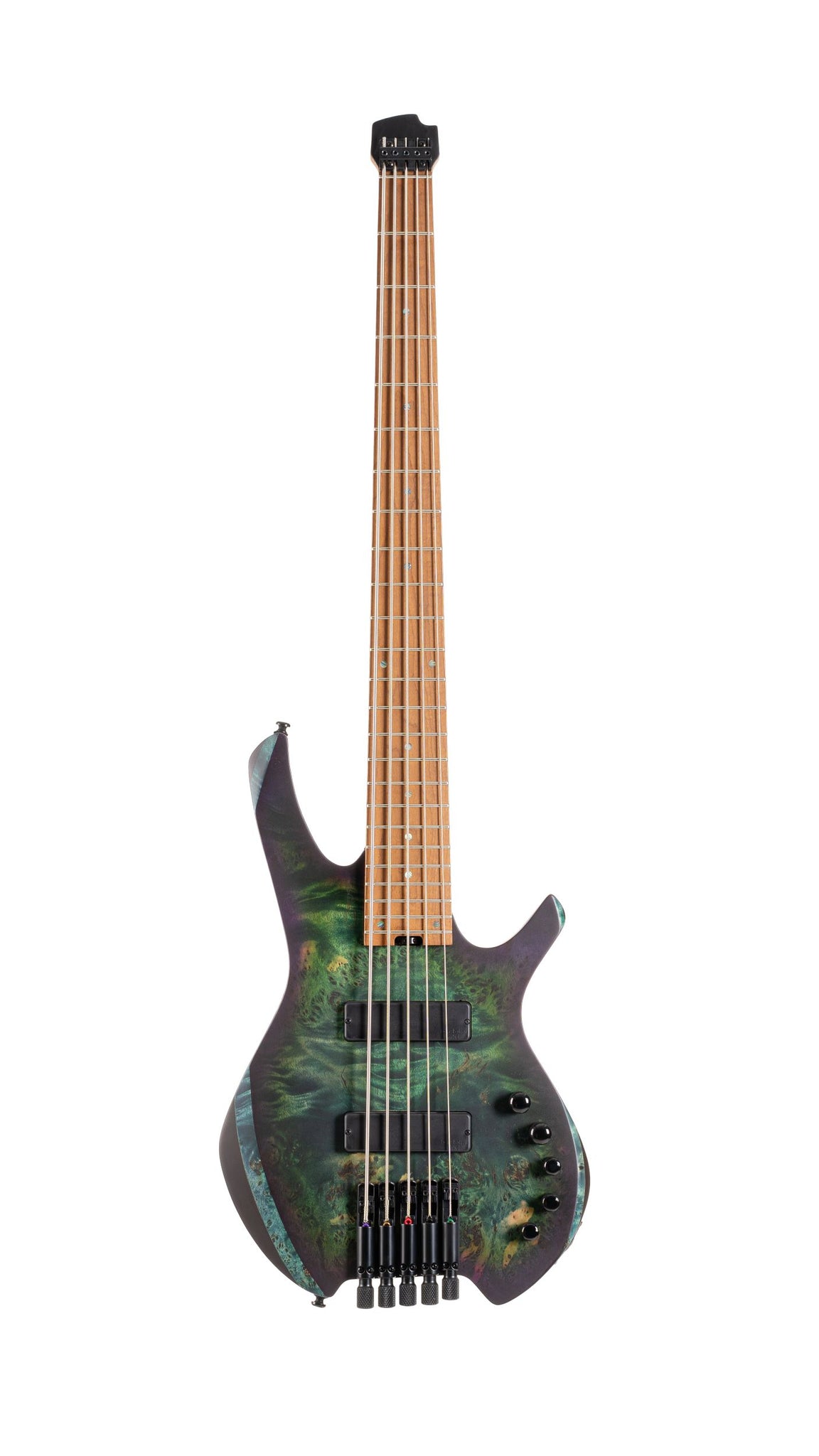 Cort SPACE5SDG Artisan Series Space 5 Bass Guitar (5 String) Star Dust Green