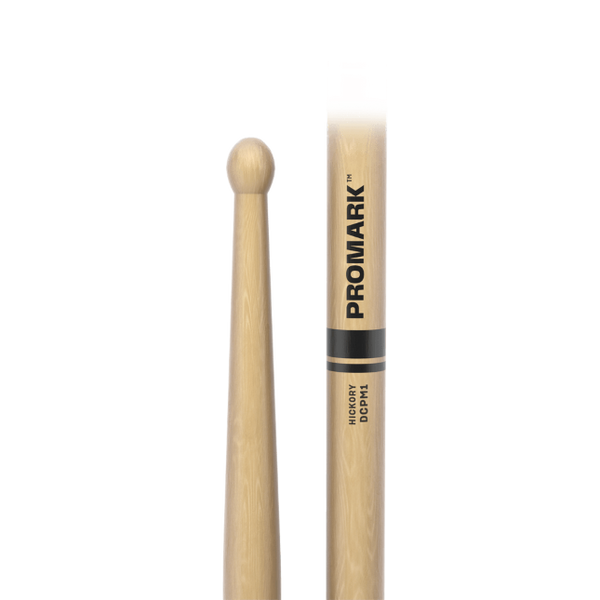 Promark DCPM1 Hickory Marching Drumstick, Wood Tip