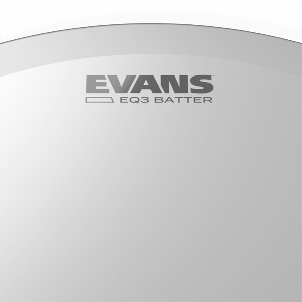 EVANS EQ3 Frosted Bass Batter Drumhead
