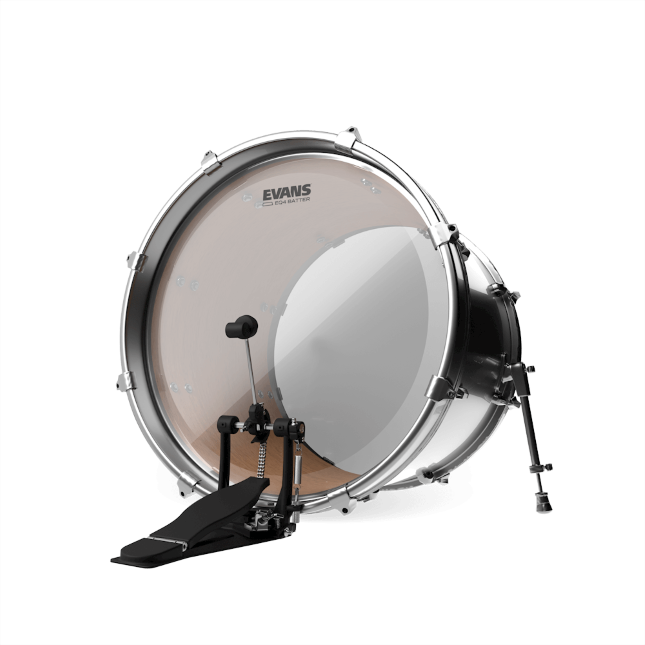 EVANS EQ4 Clear Bass Batter Drumhead