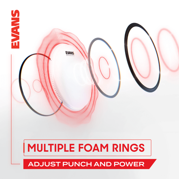 EVANS EMAD Resonant Bass Drum Head