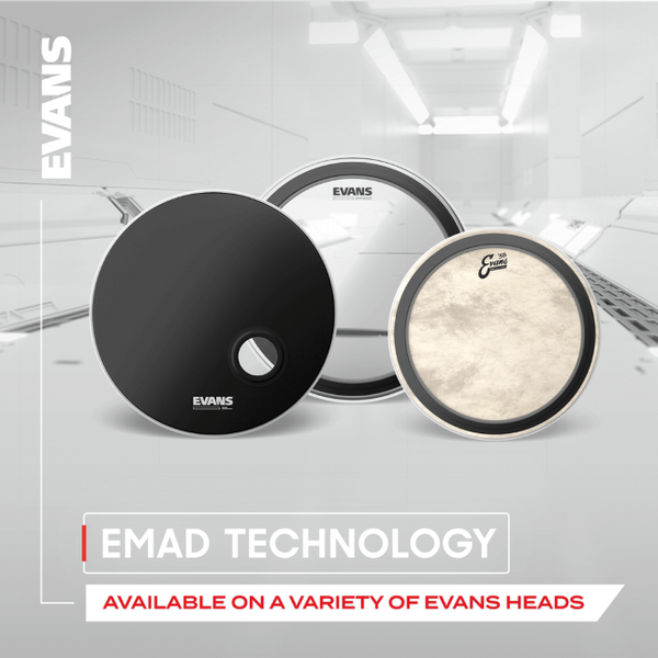 EVANS EMAD Resonant Bass Drum Head