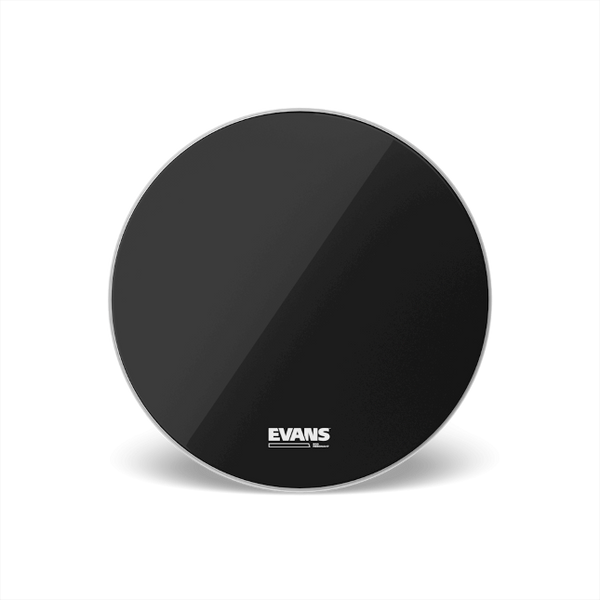 EVANS EQ3 Resonant Black Bass Drum Head, No Port