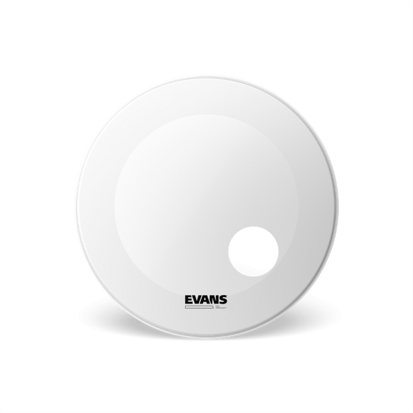 EVANS EQ3 Resonant Coated White Bass Drum Head