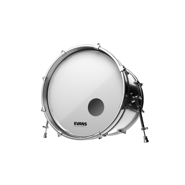 EVANS EQ3 Resonant Smooth White Bass Drum Head