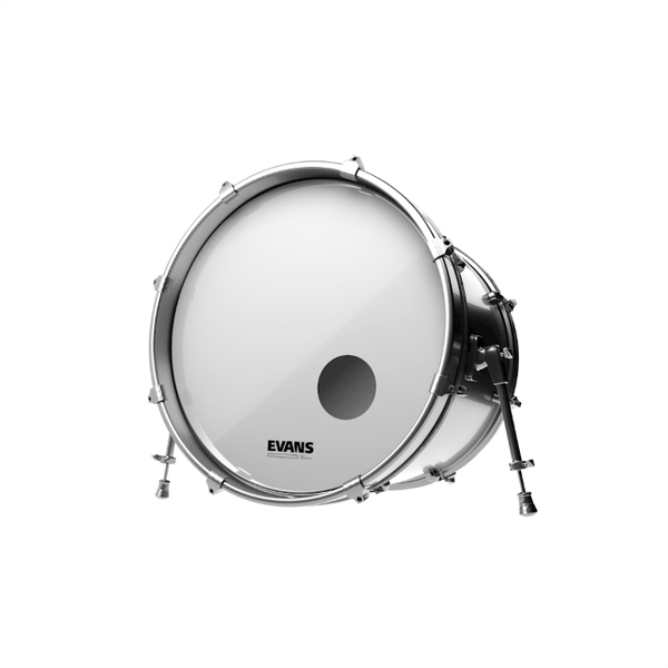 EVANS EQ3 Resonant Smooth White Bass Drum Head