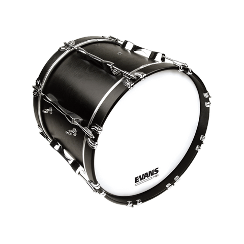 EVANS MX1™ White Marching Bass Drumheads