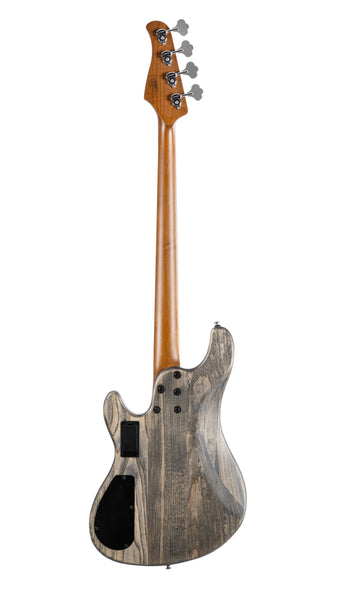 Cort GBMODERN4OPCG GB Series Modern Bass Guitar. Open Pore Charcoal Grey