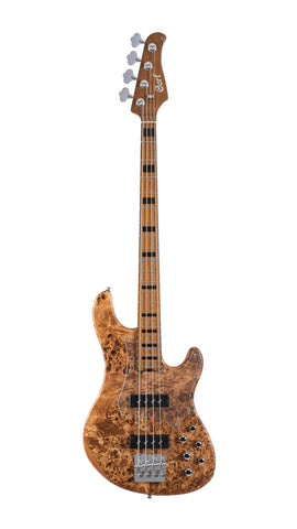 Cort GBMODERN4OPVN GB Series Modern Bass Guitar Open Pore Vintage Natural