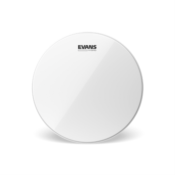 Hybrid White Marching Snare Batter Drumhead
