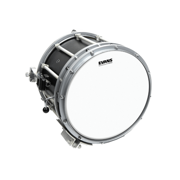 Hybrid White Marching Snare Batter Drumhead