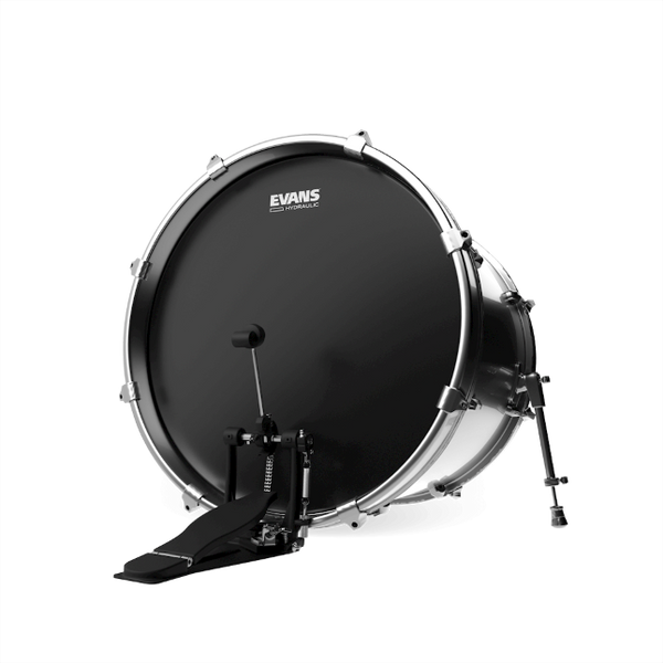 Evans Hydraulic Black Bass Drum Batter Drumhead - 22 Inch