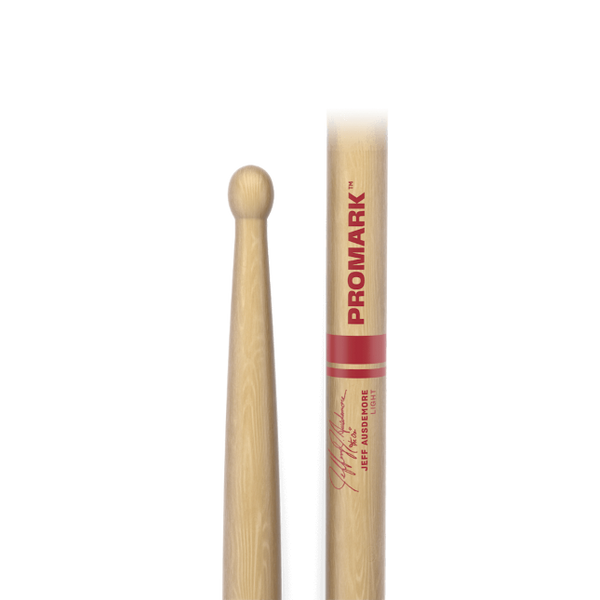 Promark Jeff Ausdemore Light Hickory Marching Drumstick, Wood Tip