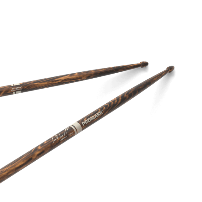 Promark Larnell Lewis Signature FireGrain Hickory Drumstick, Wood Tip