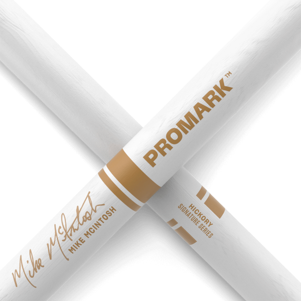 Promark Mike McIntosh Signature Hickory Marching Drumstick, Wood Tip