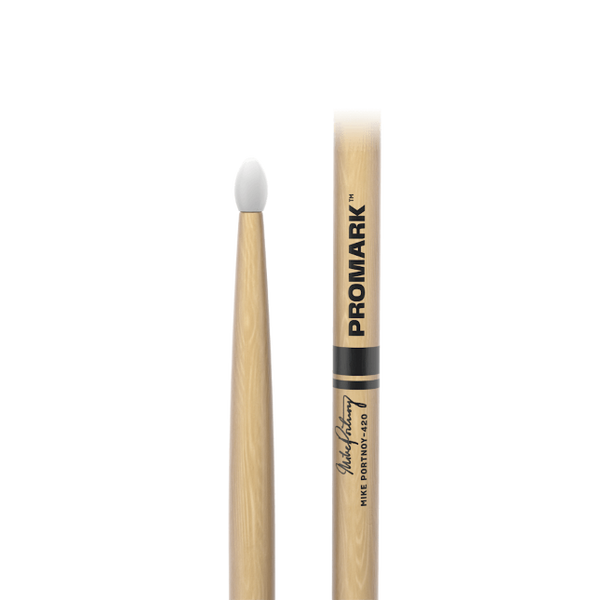 Promark Mike Portnoy 420 Hickory Drumstick, Nylon Tip