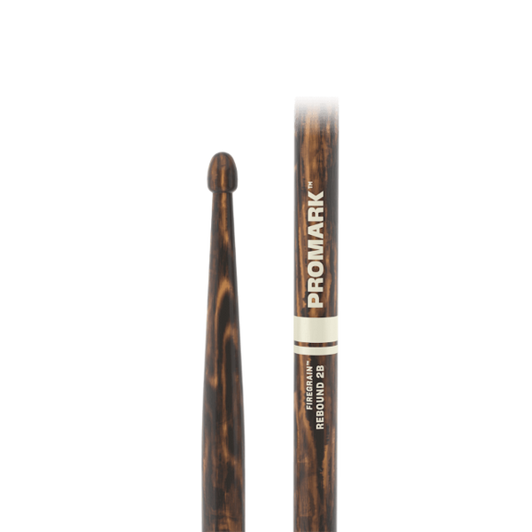 Promark Rebound 2B FireGrain Hickory Drumstick, Acorn Wood Tip