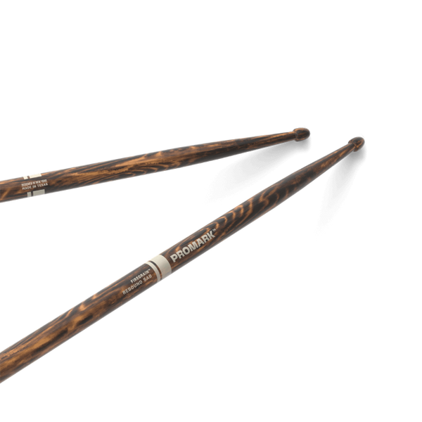 Promark Rebound 5AB FireGrain Hickory Drumstick, Acorn Wood Tip