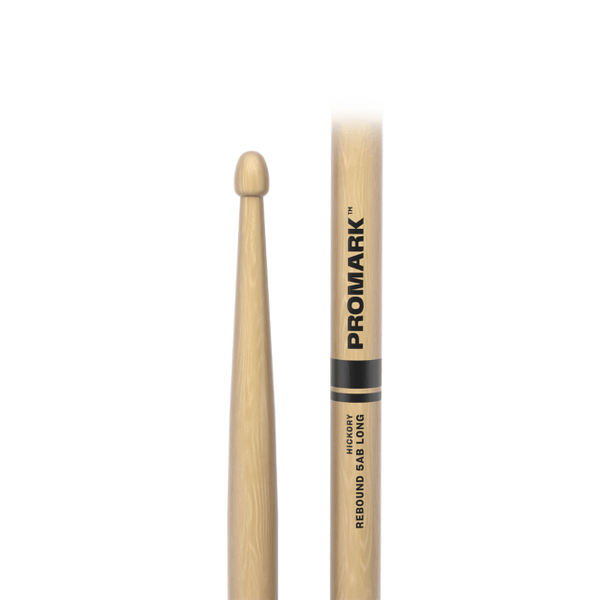 Promark Rebound 5AB Long Hickory Drumstick, Acorn Wood Tip