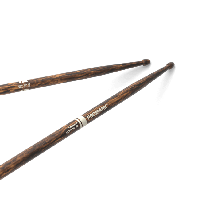 Promark Rebound 5B FireGrain Hickory Drumstick, Acorn Wood Tip