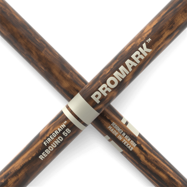 Promark Rebound 5B FireGrain Hickory Drumstick, Acorn Wood Tip