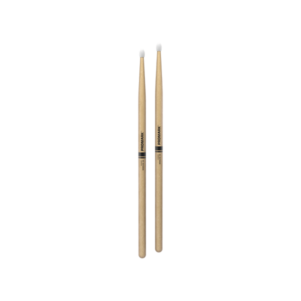 Promark Rebound 5B Hickory Drumstick, Oval Nylon Tip